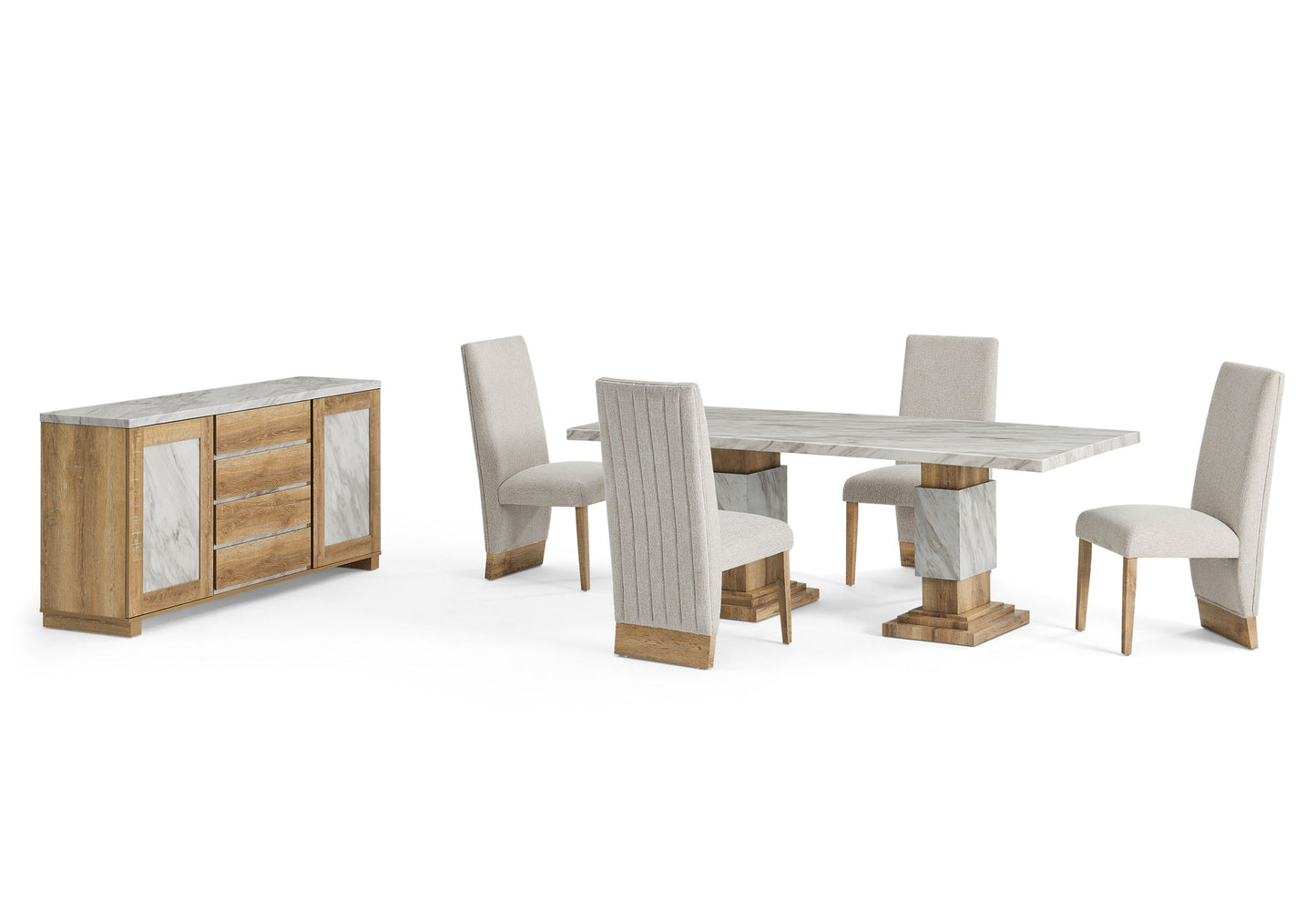 D12DT - Dining Table - Natural