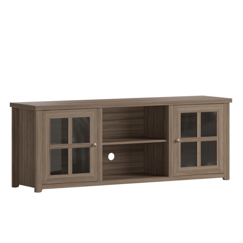 Flash Furniture - TV Stand For 80" TV - Gray Wood Finish