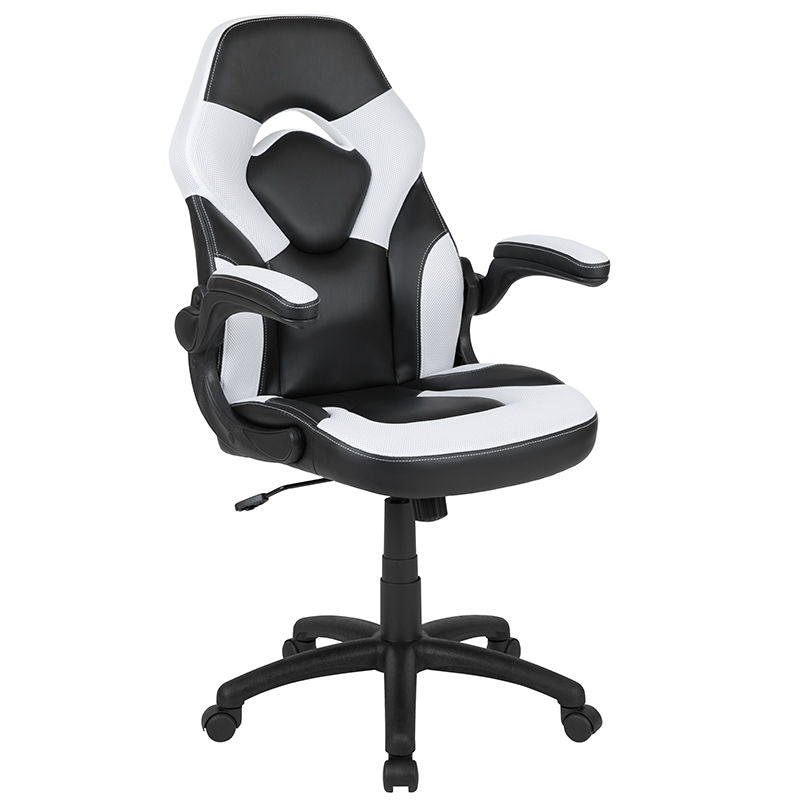 Flash Furniture - Gaming Chair - White / Black