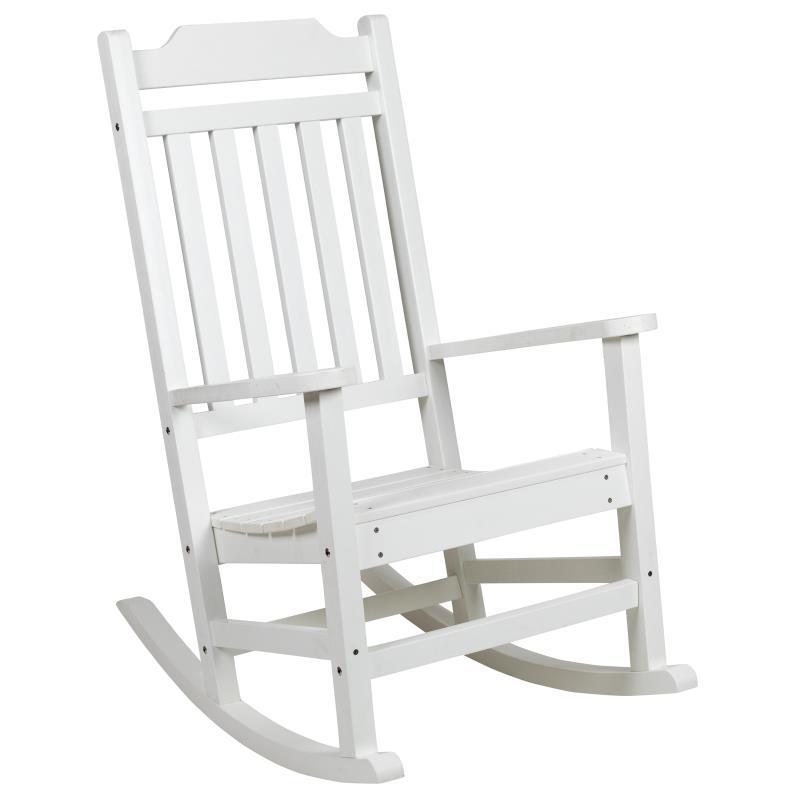 Flash Furniture - All Weather Rocking Chair - White