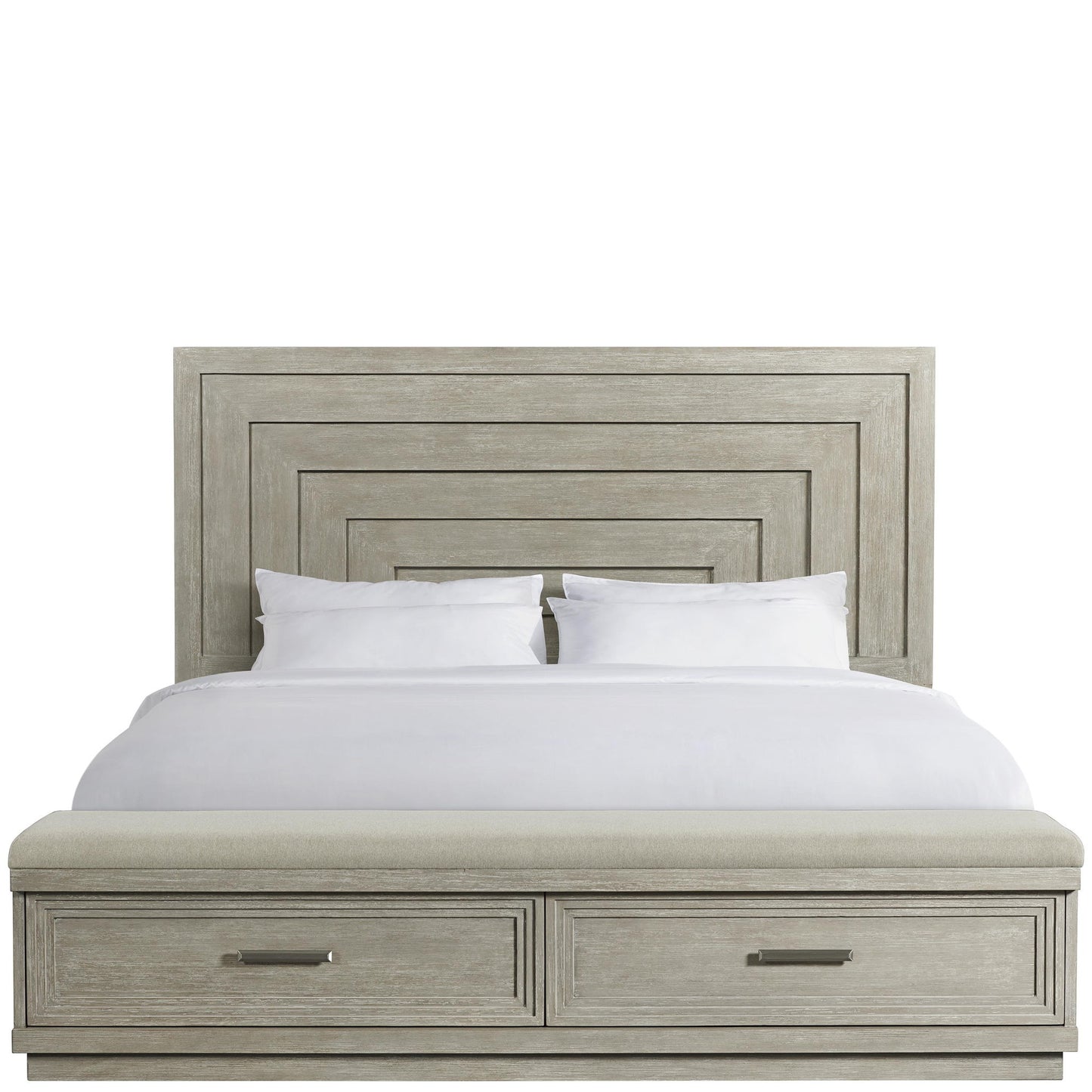Cascade - King Upholstered Storage Bed - Dovetail