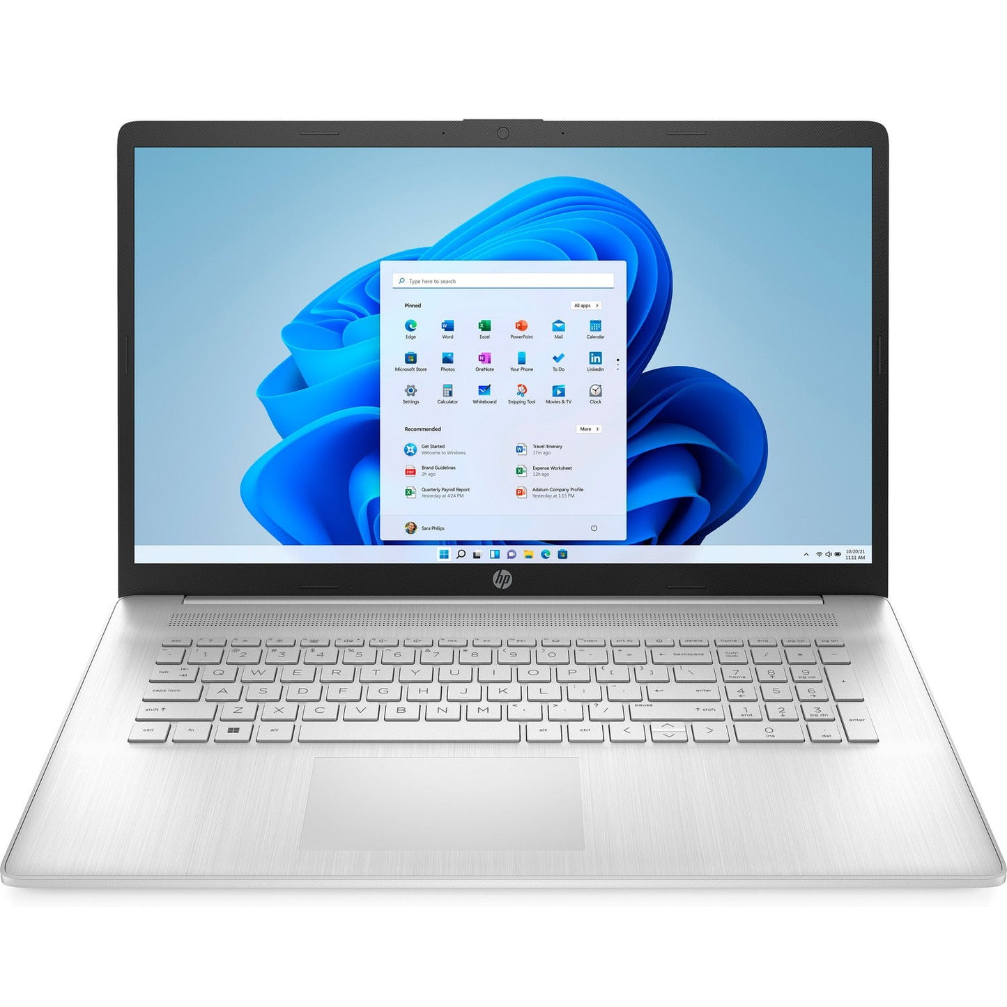 HP - Refurbished 17.3" Laptop, Core 5-120U, 16 GB RAM / 512 GB SSD - Silver
