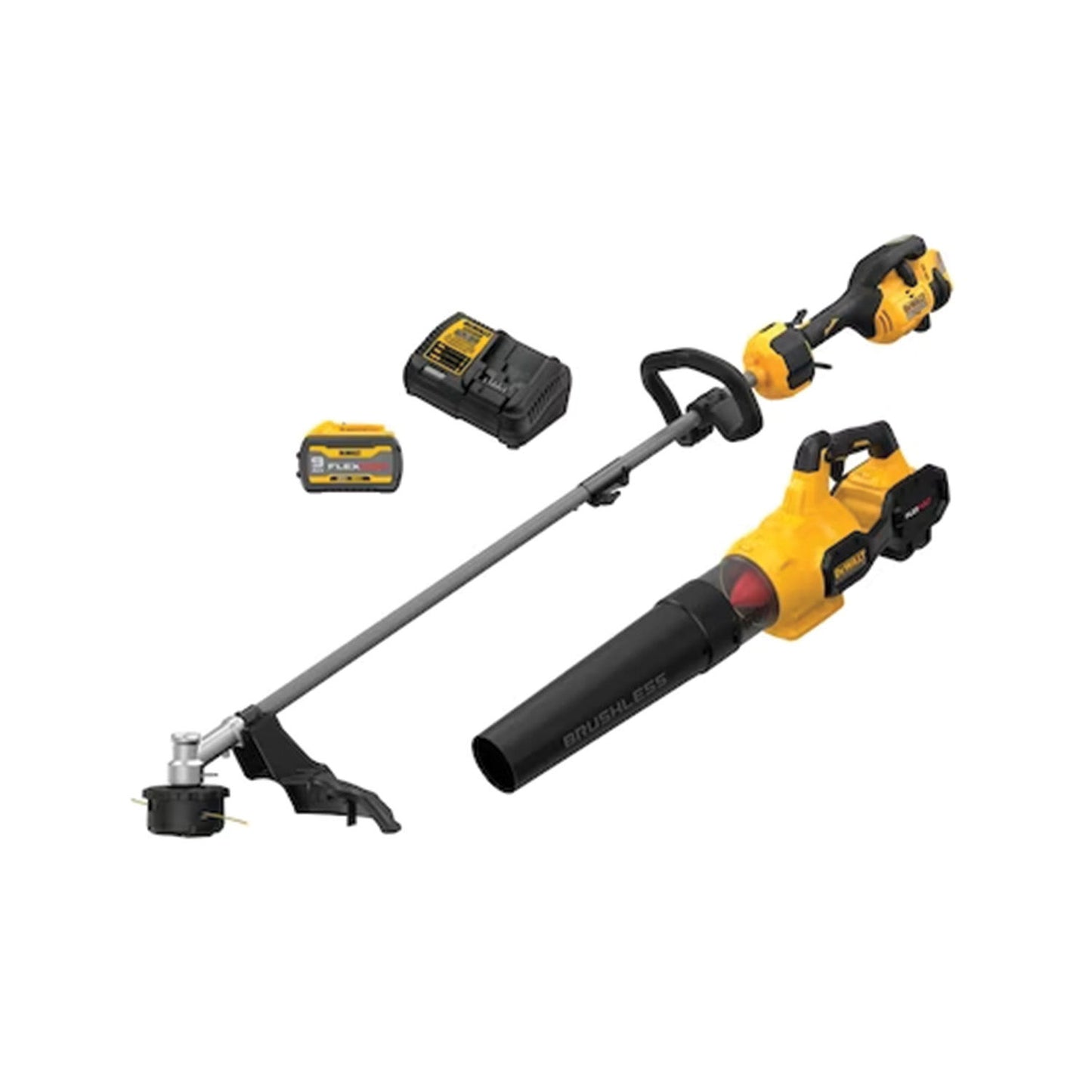 Dewalt - 60 Max Volt Trimmer / Blower Kit - Yellow / Black