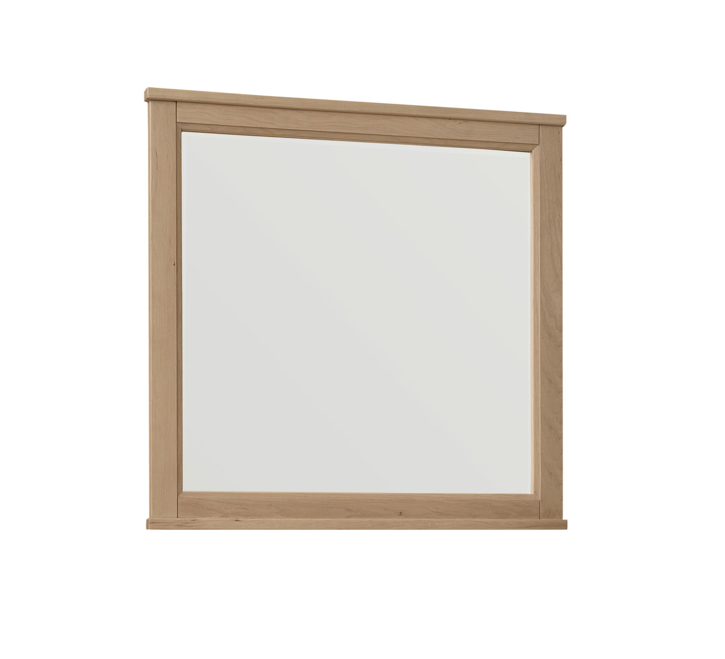 Crafted Cherry - Beveled Glass Landscape Mirror - Bleached Cherry