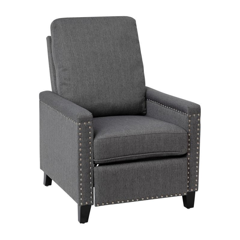 Flash Furniture - Transitional Pushback Recliner - Gray