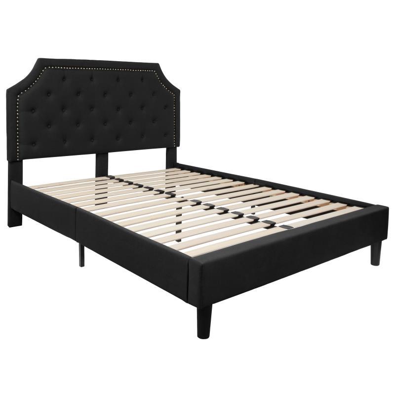 Flash Furniture - Queen Size Brighton Platform Bed Frame - Black