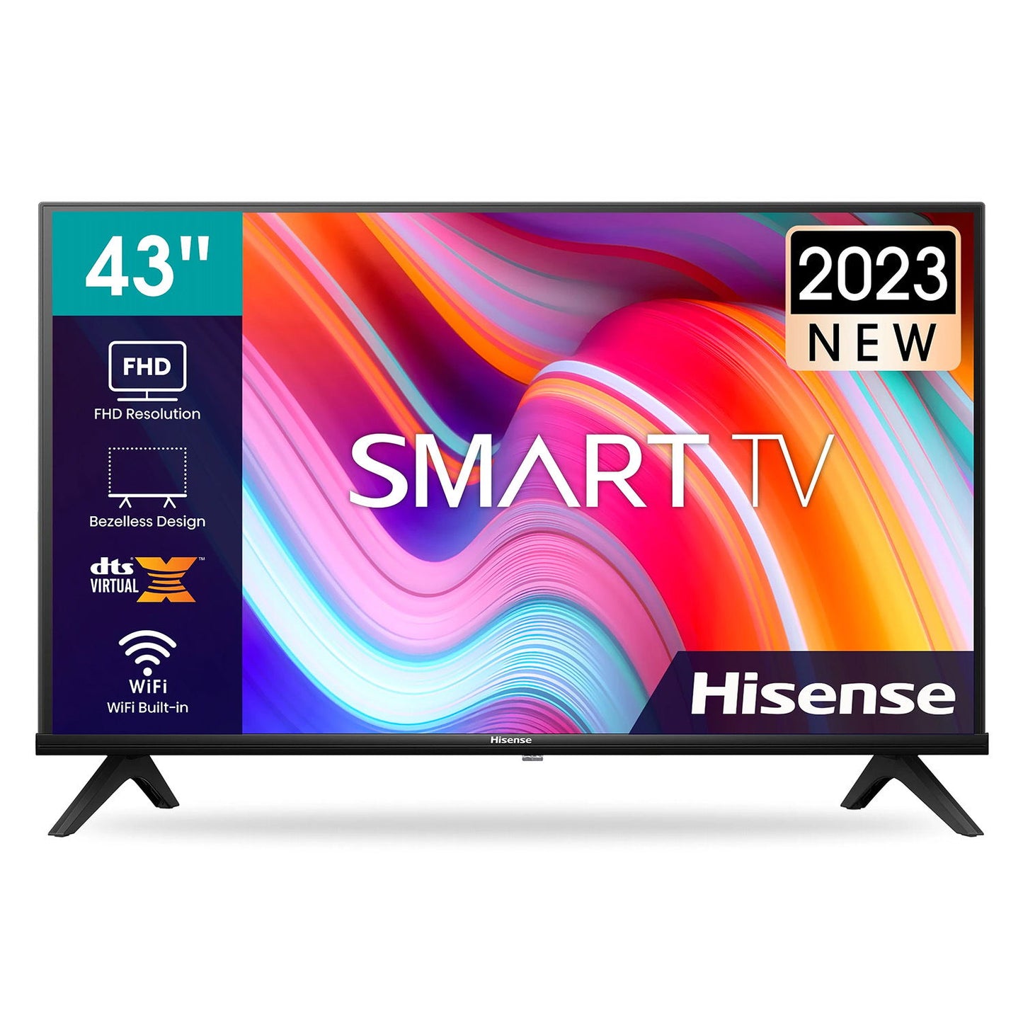 Hisense - 43" 1080P LED Google TV - Black