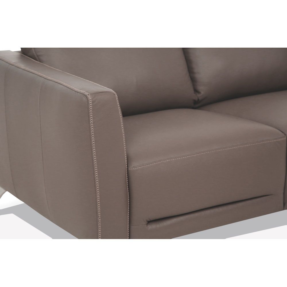 Malaga - Sofa - Taupe Leather