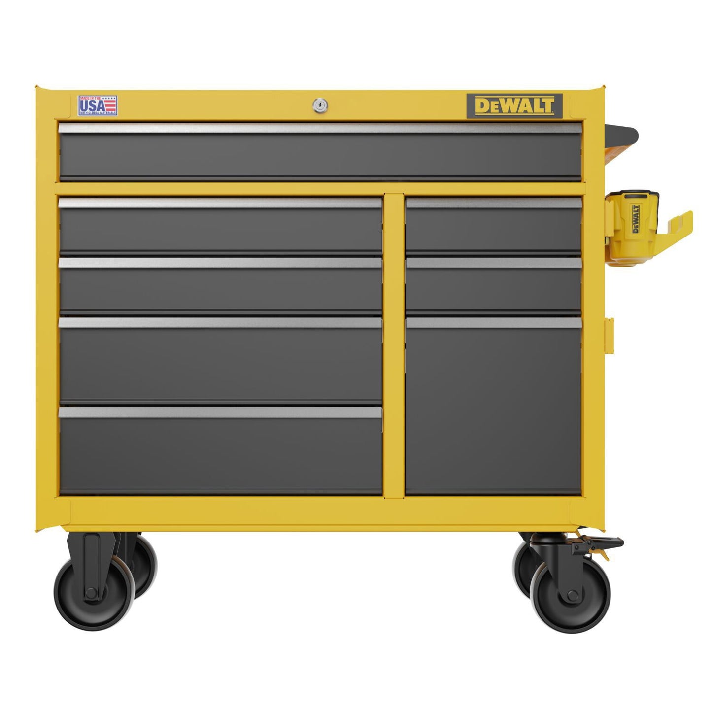 Dewalt - 41" x 21" 8-Drawer Rolling Tool Cabinet - Yellow