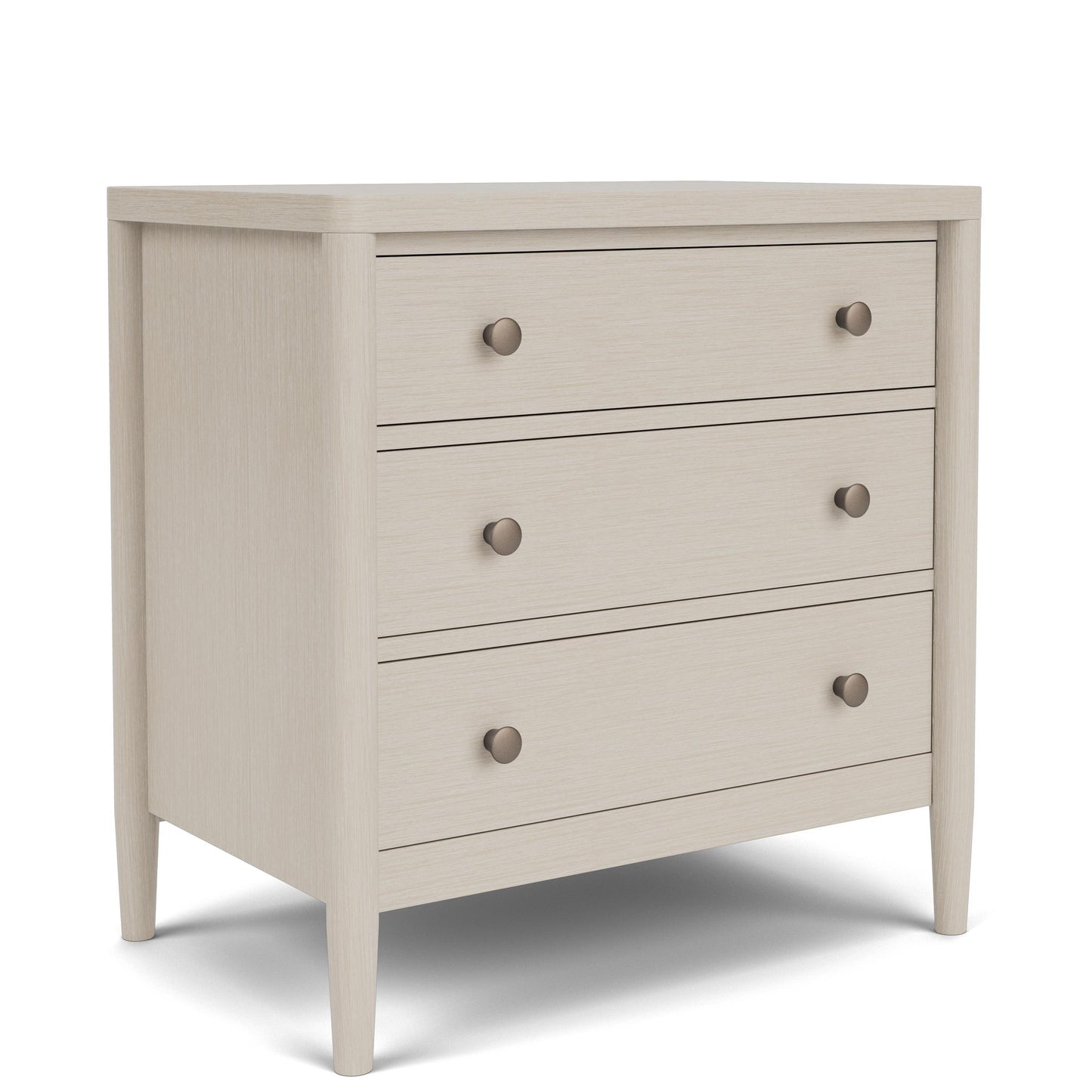 Laguna - 3 Drawer Nightstand - Beige