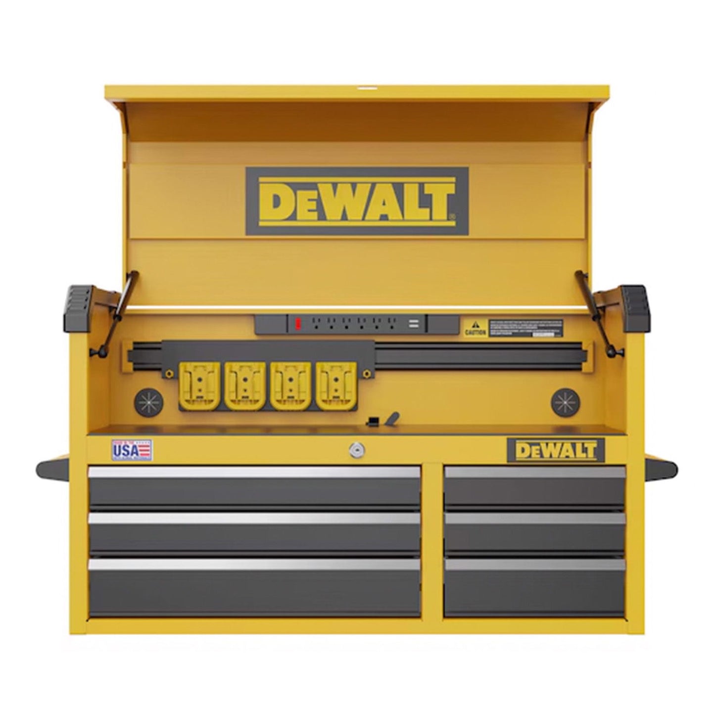 Dewalt - 41"x 19" 6-Drawer Top Tool Chest - Yellow