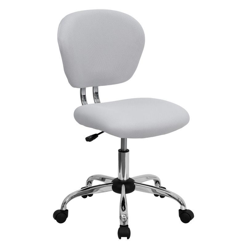 Flash Furniture - Mid Back Swivel Office Chair - White