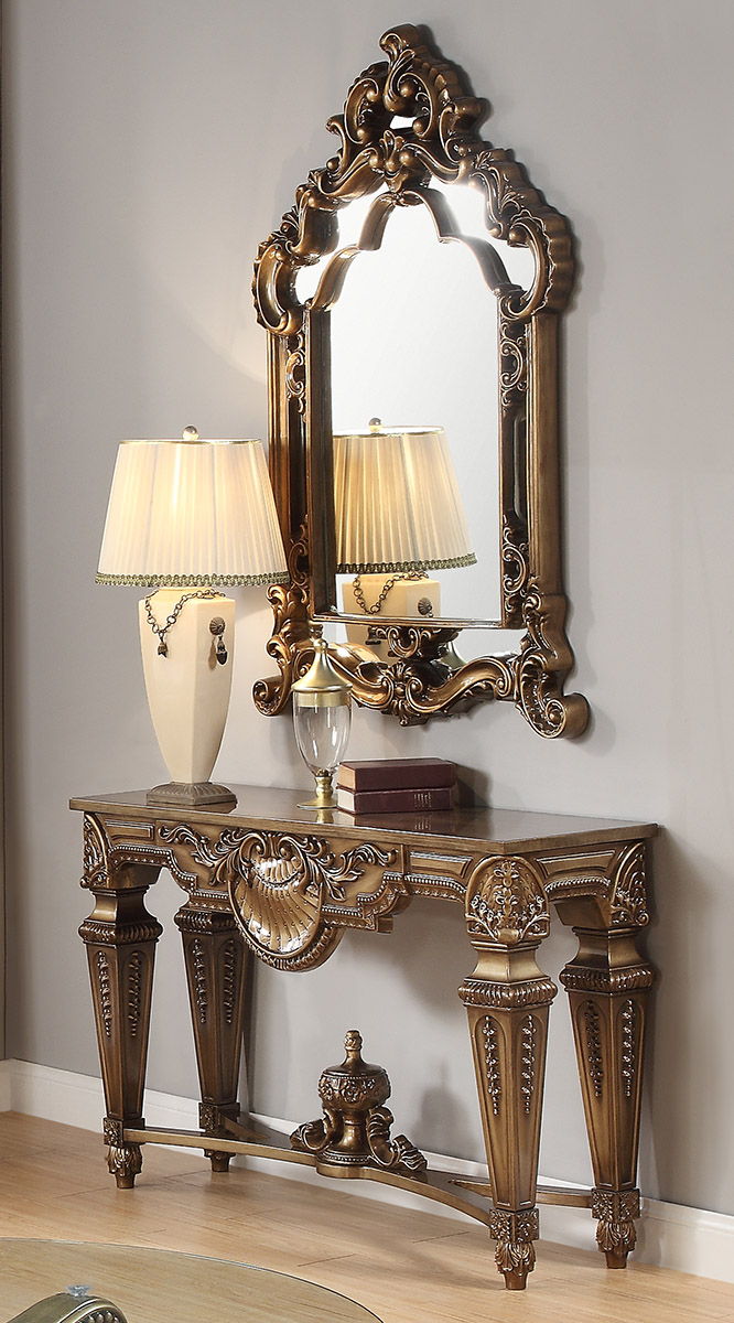 HD-8908B - Console Table - Bronze