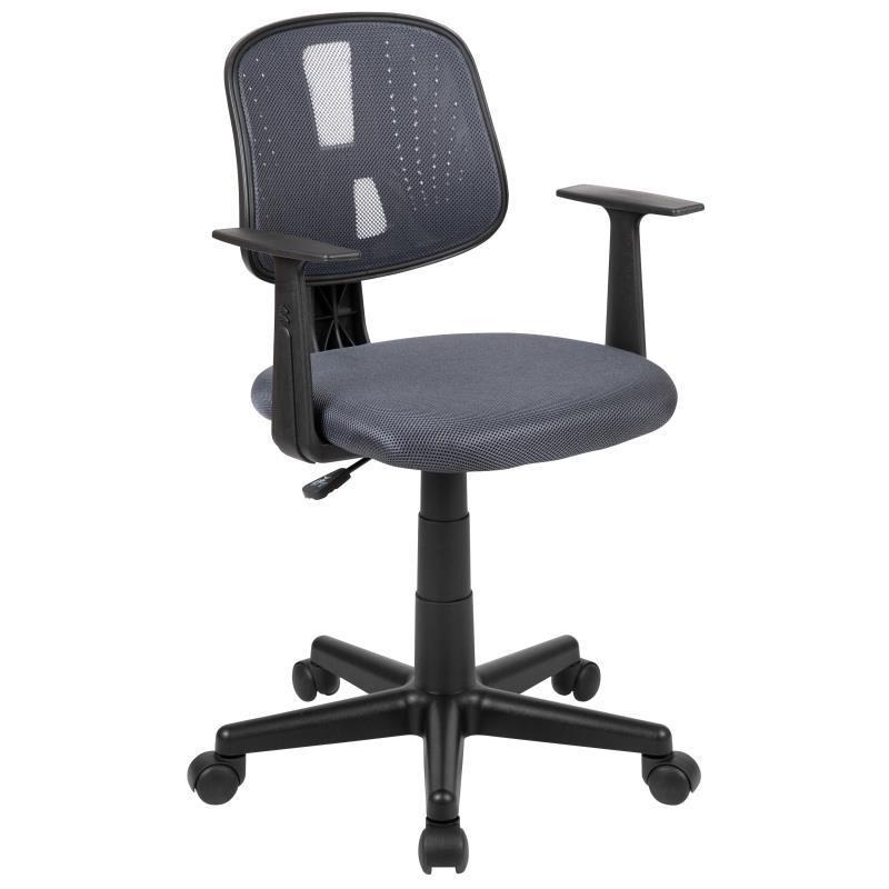 Flash Furniture - Mid Back Swivel Office Chair With Mesh - Gray