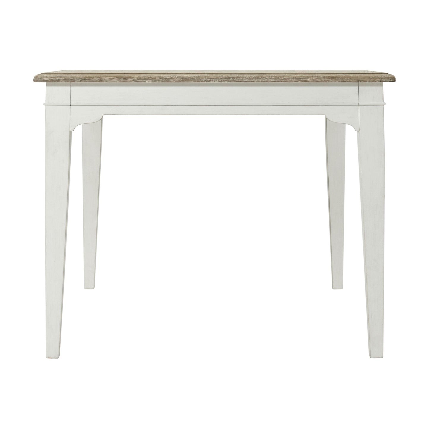 Myra - Rectangular Leg Dining Table - Natural / Paperwhite