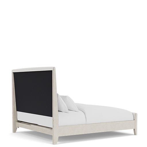 Carmella - Queen Upholstered Bed - Pebble Oak
