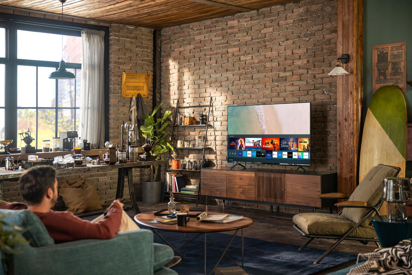 Samsung - 75" UHD 4K HDR Smart TV - Black