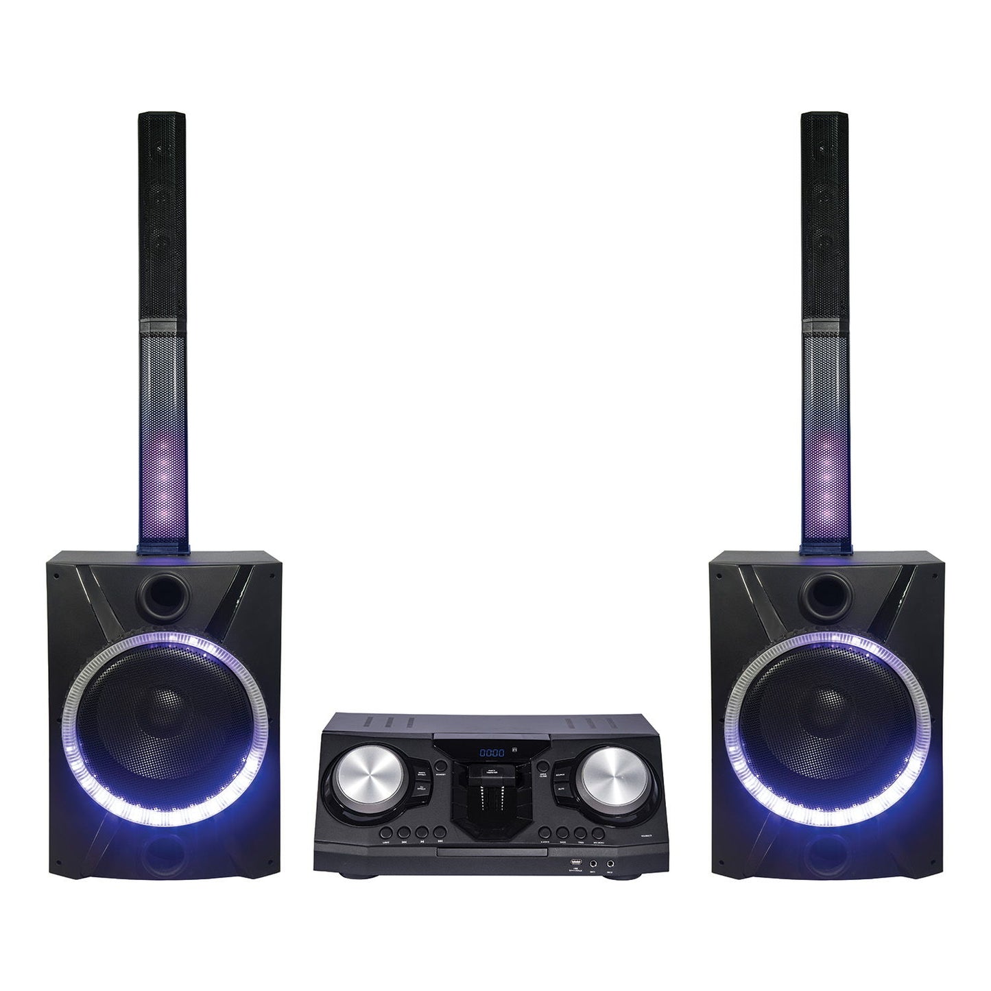 Alien Pro - Party System, DVD/CD, Bluetooth , 2 x 12" Speaker - Black