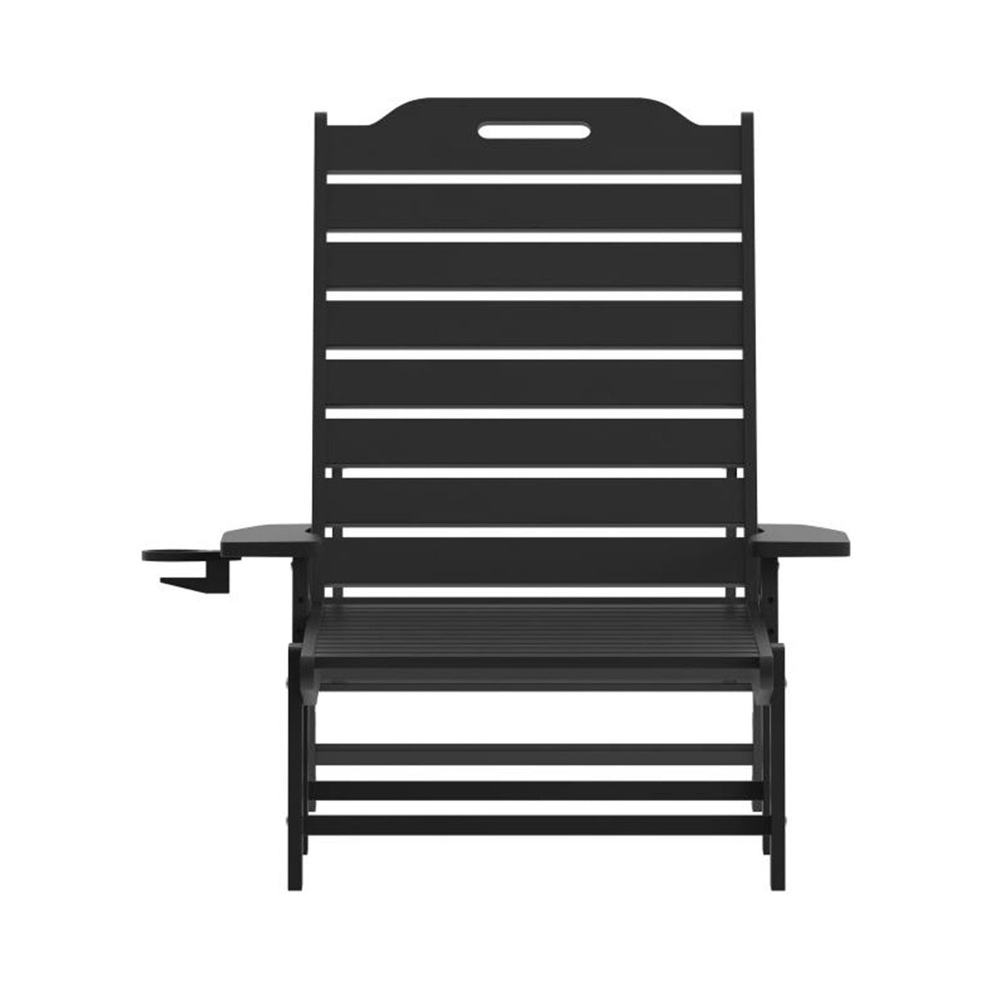 Flash Furniture - Adjustable Lounge Chair - Black