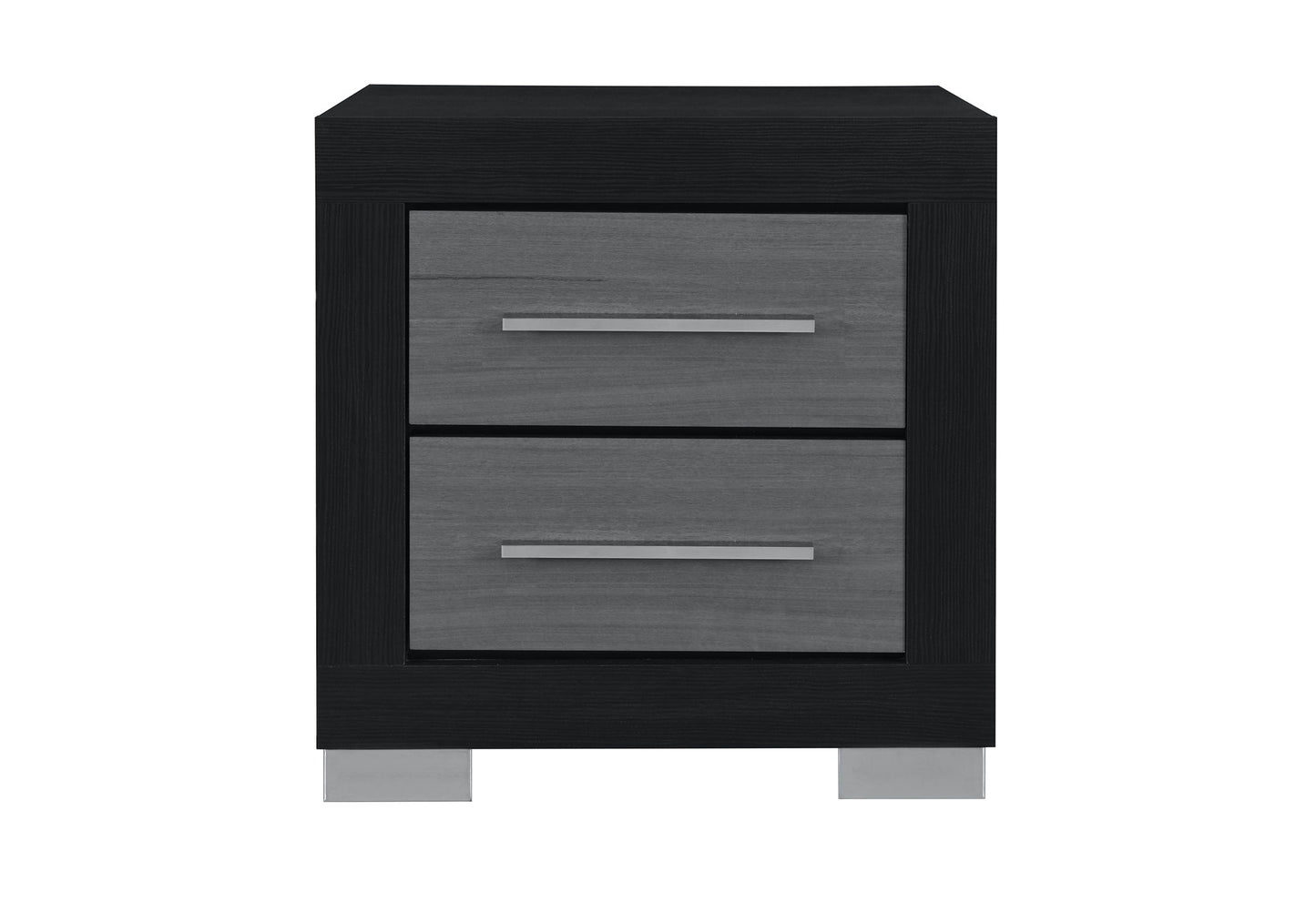 Emma - Nightstand - Black / Gray