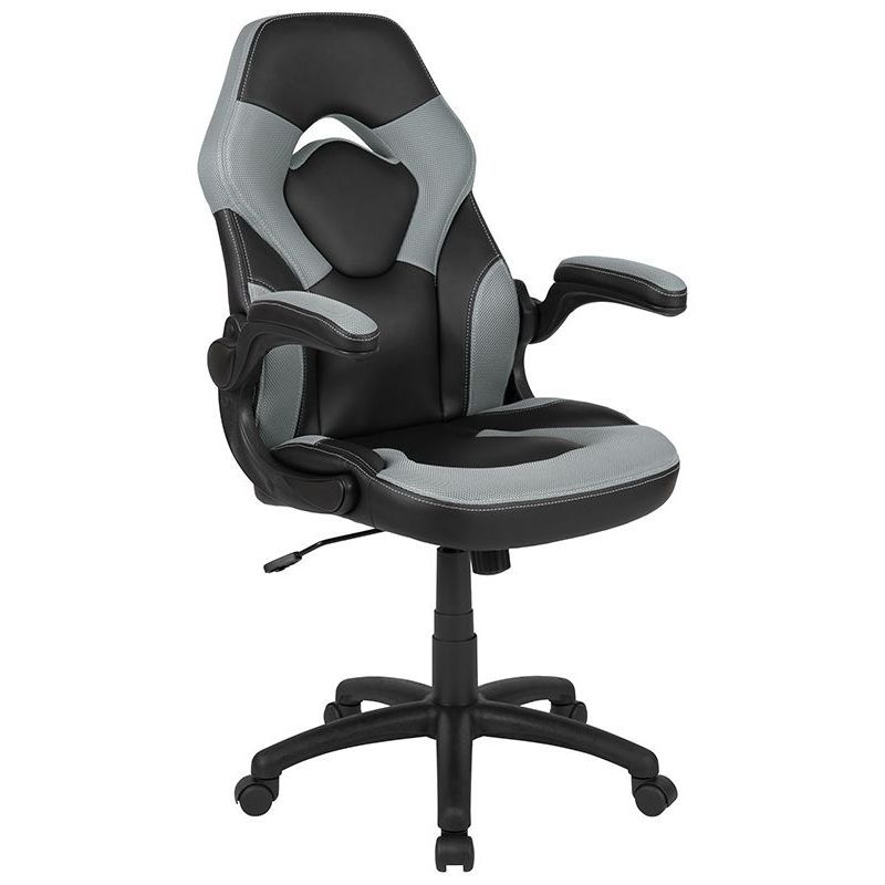 Flash Furniture - Racing Gaming Chair - Gray / Black