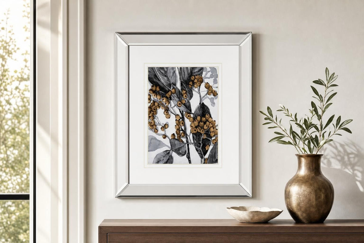 Holly Shadow II By Emma Caroline - Dark Gray