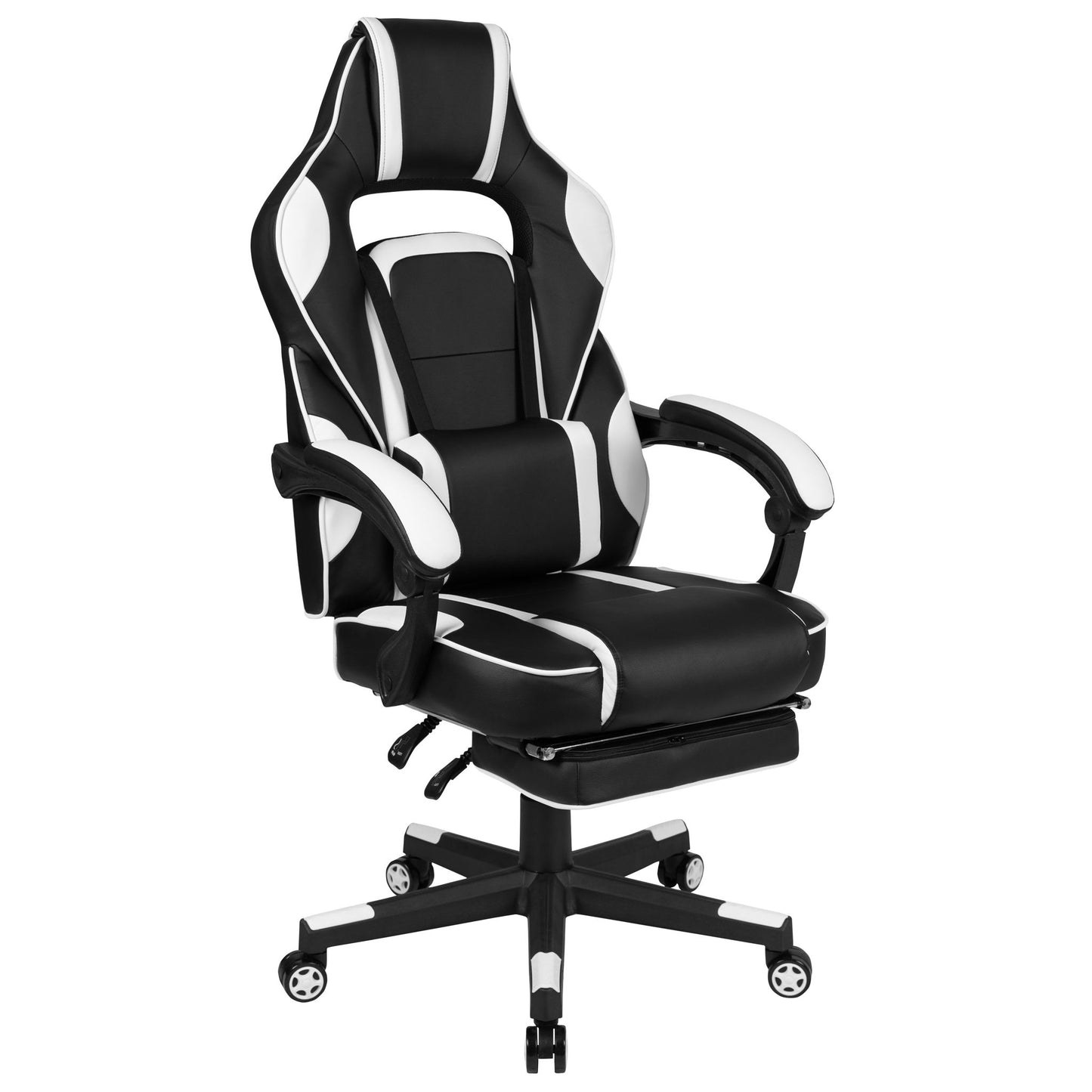 Flash Furniture - Ergonomic Gaming Chair - White / Black
