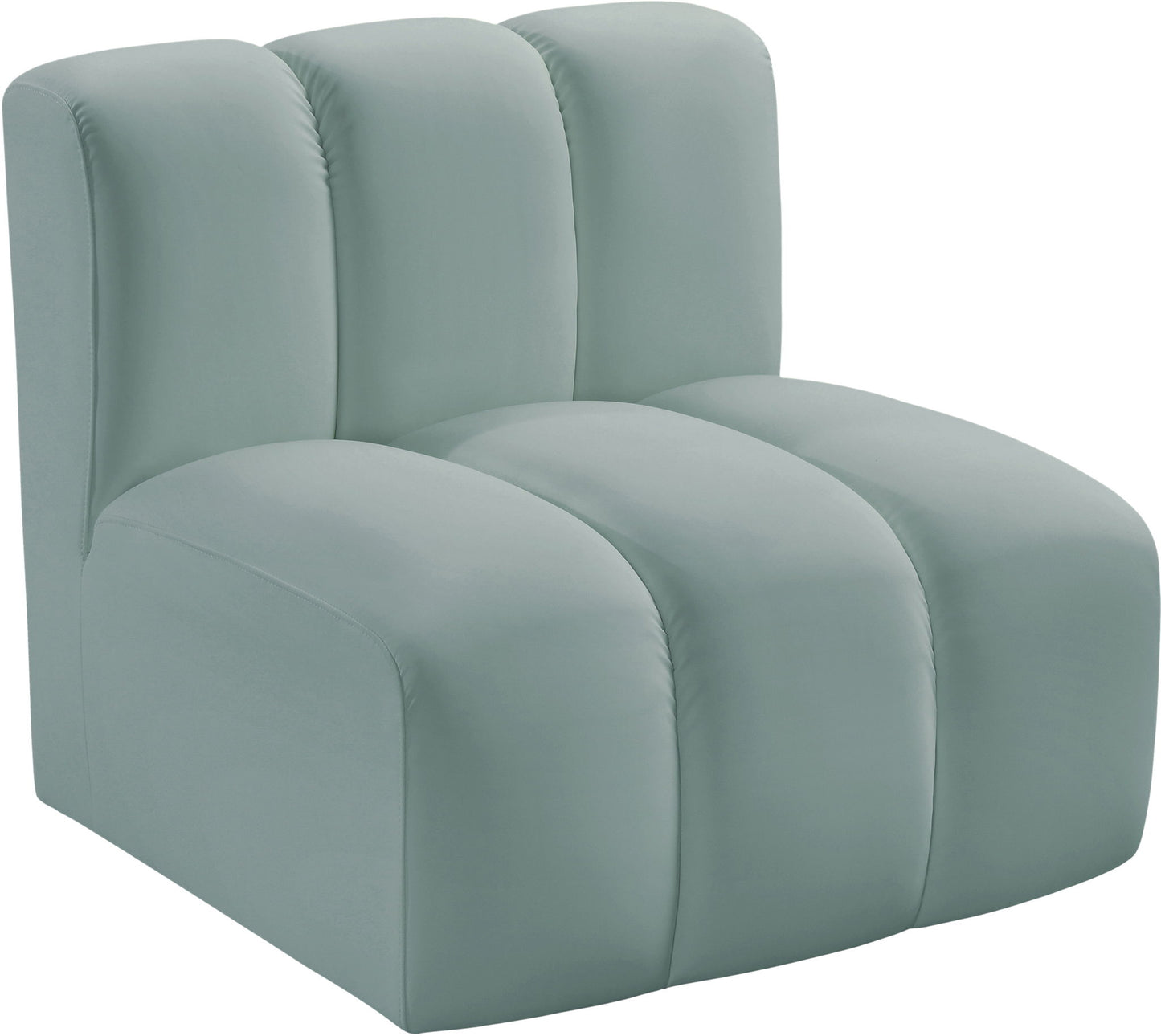 Arc - Faux Leather Straight Chair
