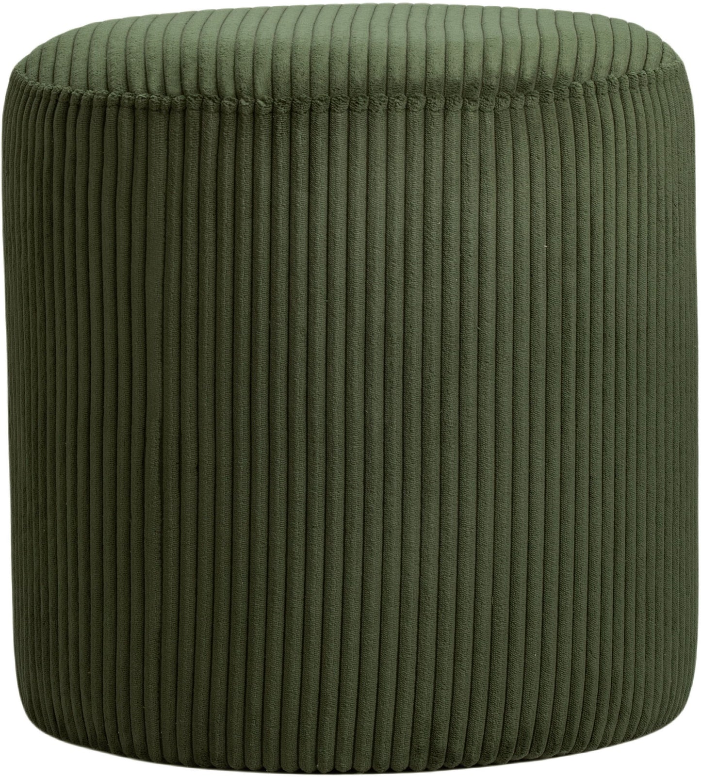 Roy - Round Microsuede Ottoman / Stool