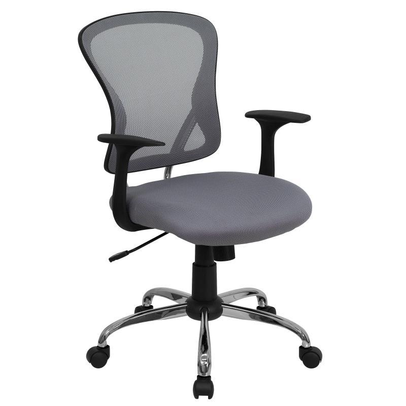 Flash Furniture - Mid Back Swivel Office Chair - Gray