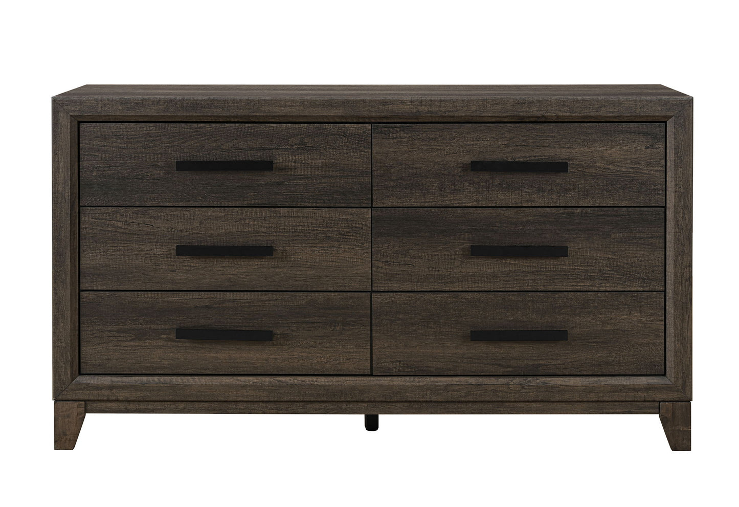 Harmony - 5 Piece Full Bedroom Set (Bed, Dresser & Mirror, Nightstand, Chest) - Dark Brown