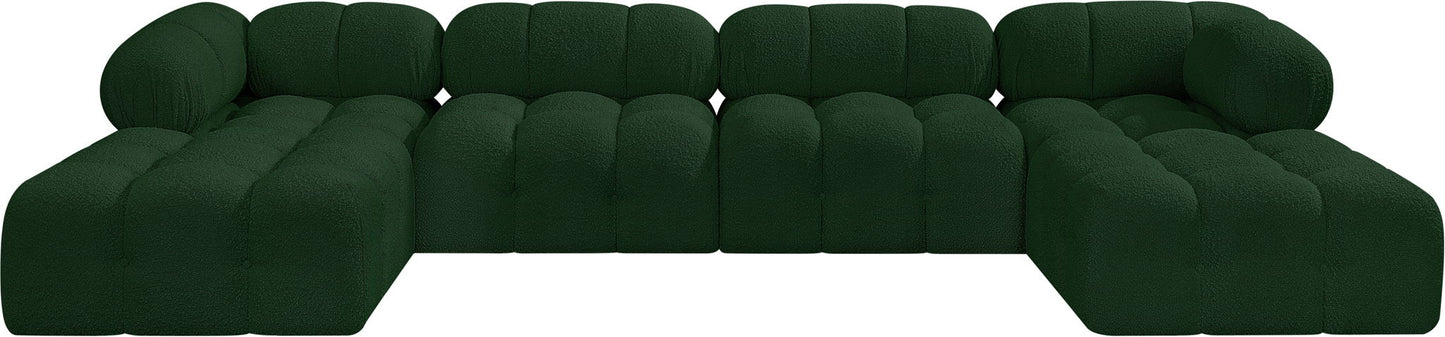 Ames - 6 Piece Fabric Modular U-Shaped Sectional