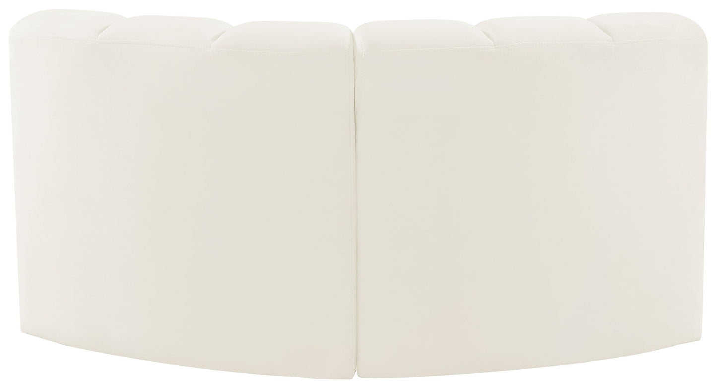 Arc - Velvet 2 Piece Modular Sofa