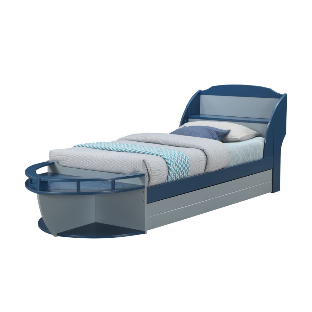 Neptune II - Twin Trundle - Gray