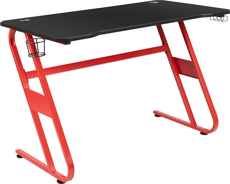 Flash Furniture - Gaming Desk - Red / Black