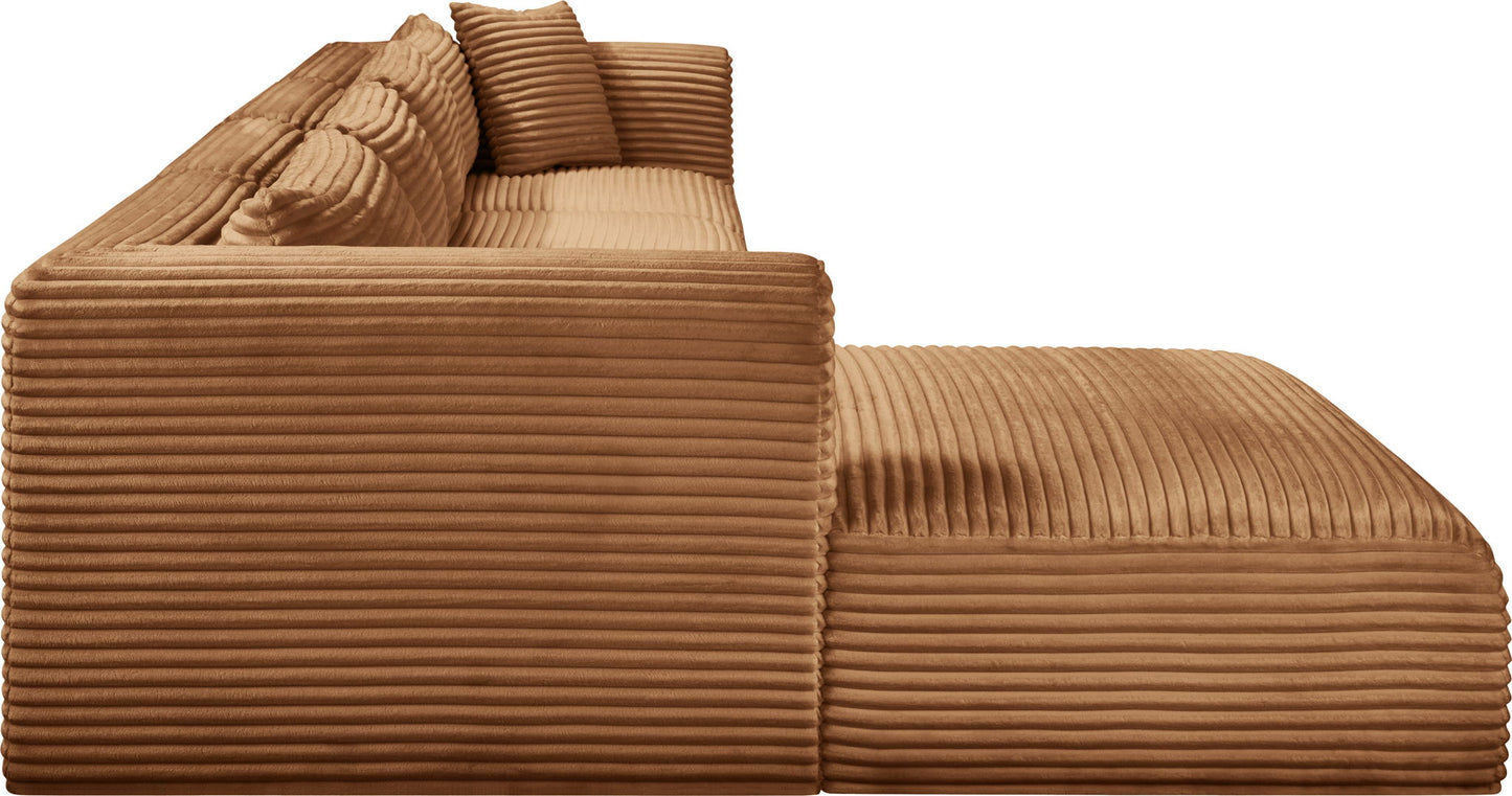 Shaggy - Fabric 4 Piece Modular Sectional