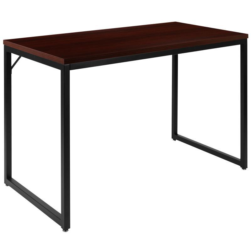 Flash Furniture - Modern Computer Desk - Mahogany
