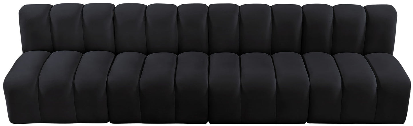 Arc - Velvet 4 Seats Modular Sofa