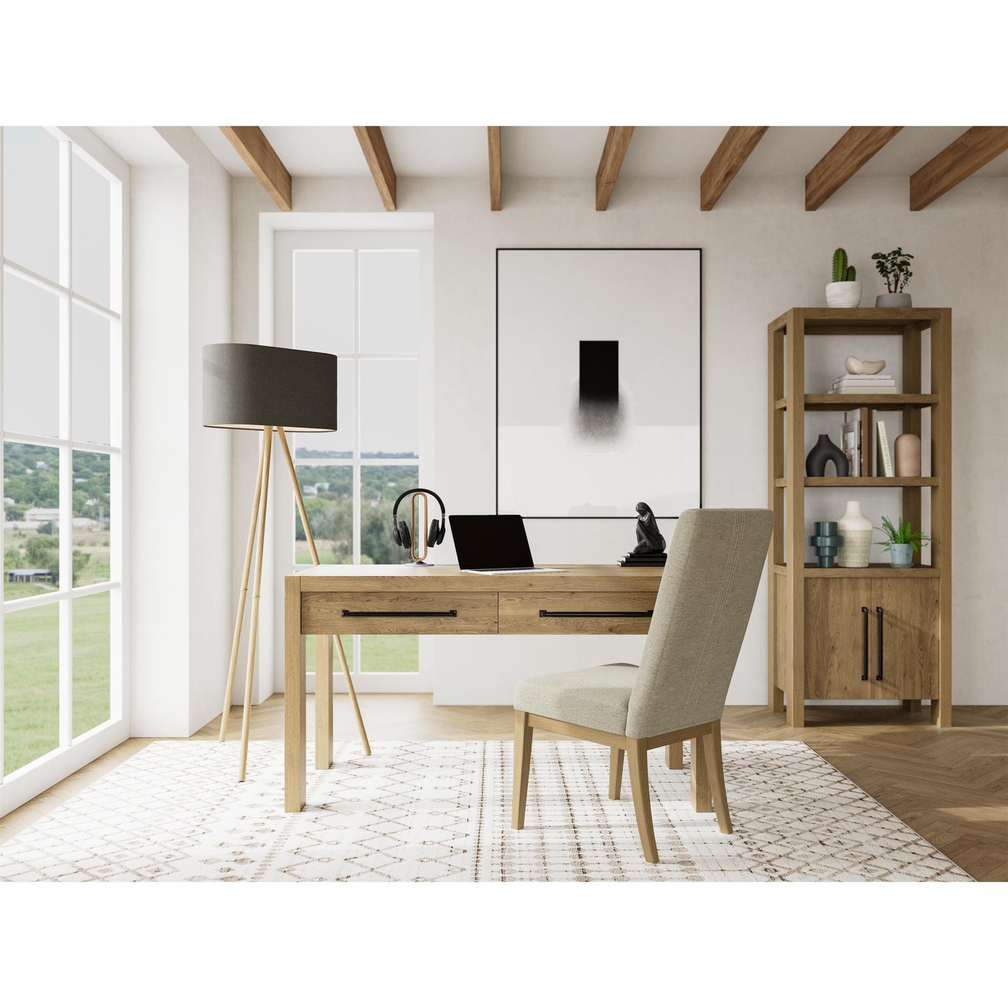 Davie - Writing Desk - Light Brown