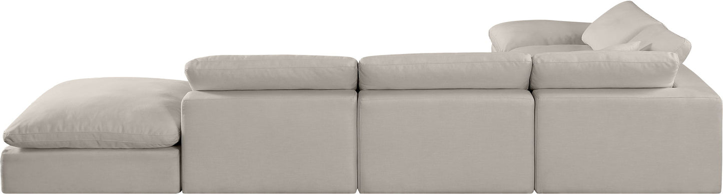 Comfy - 6 Piece Linen Modular Sectional