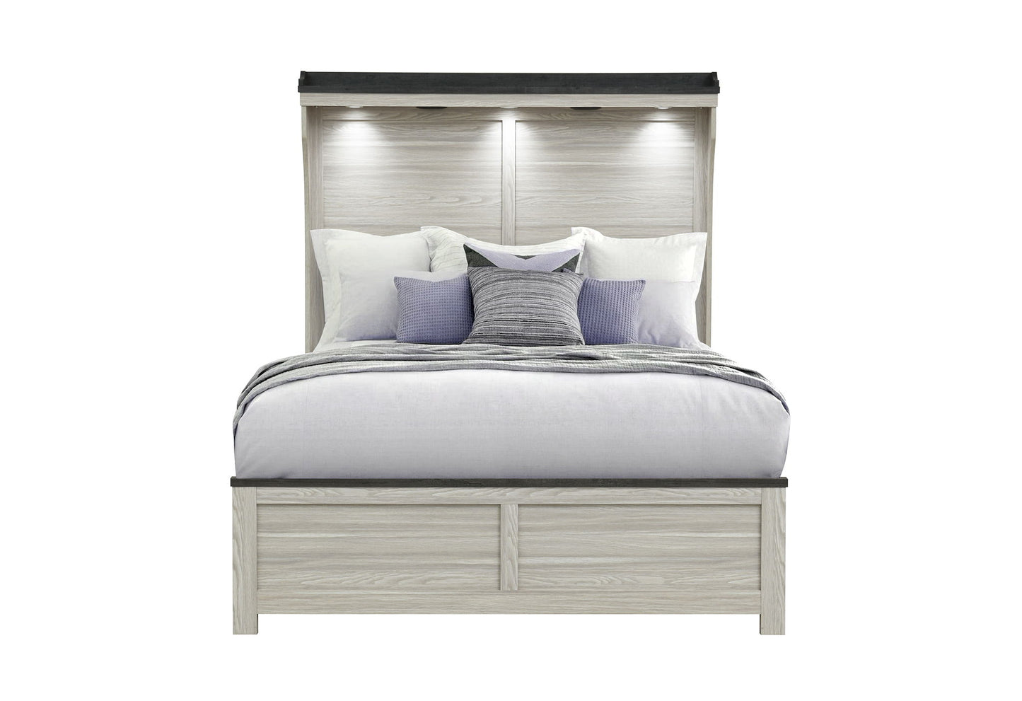 Ashley - Full Panel Bed - Brown