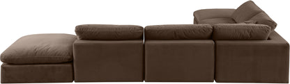 Comfy - 6 Piece Velvet Modular Sectional