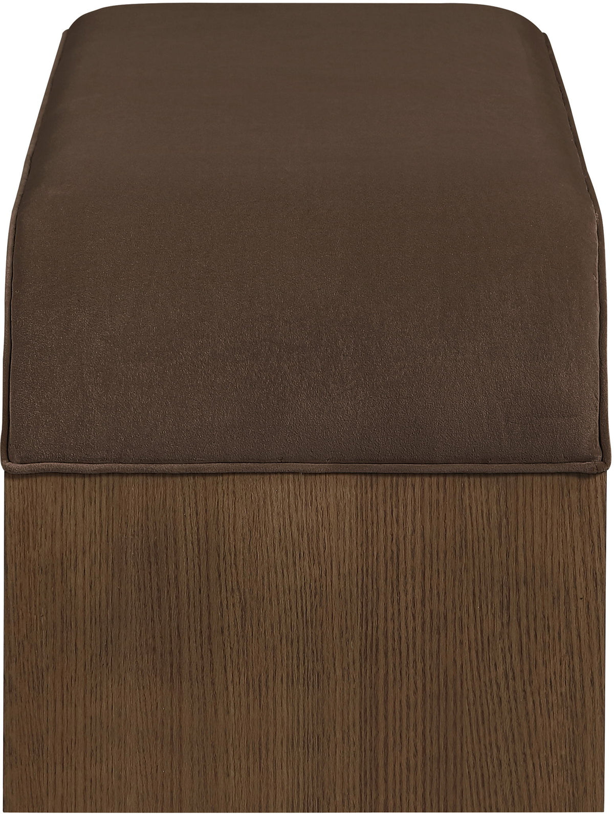 Sable - 52" Velvet Performance Fabric Upholstered Bench