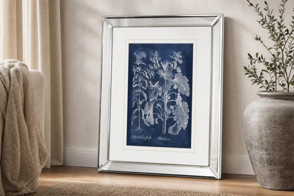 Besler Leaves in Indigo I By Vision Studio - Blue