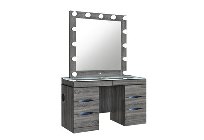 Lexi - Vanity With Speaker - Gray