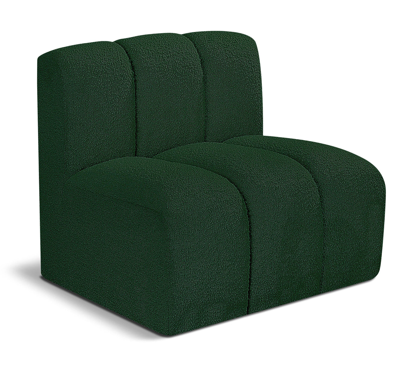 Arc - Boucle Fabric Straight Chair