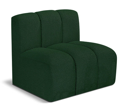 Arc - Boucle Fabric Straight Chair