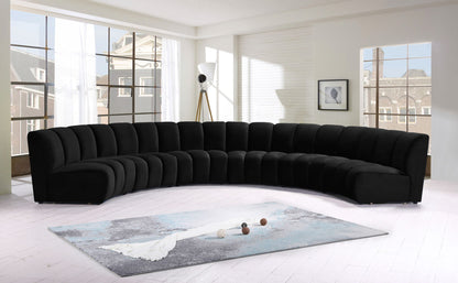 Infinity - 6 Piece Velvet Modular Sectional