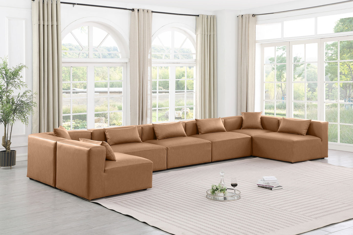 Cube - 7 Piece Modular U-Shaped Sectional