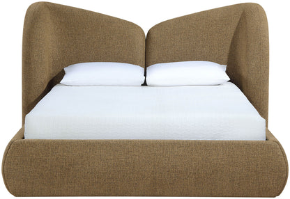 Elowen - Chenille Fabric Upholstered Bed